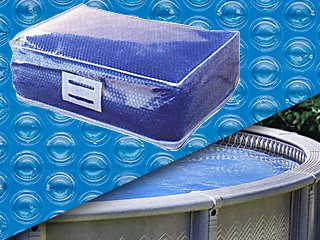 Bâche à bulles piscine ovale Mareva