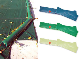 Image Kit de 5 boudins Albiges gonflables B-PACK coloris vert pour hivernage piscine