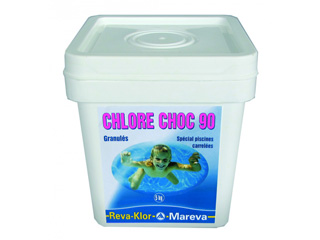 Image Traitement chlore choc Mareva REVA-KLOR CHOC 90 seau 5kg