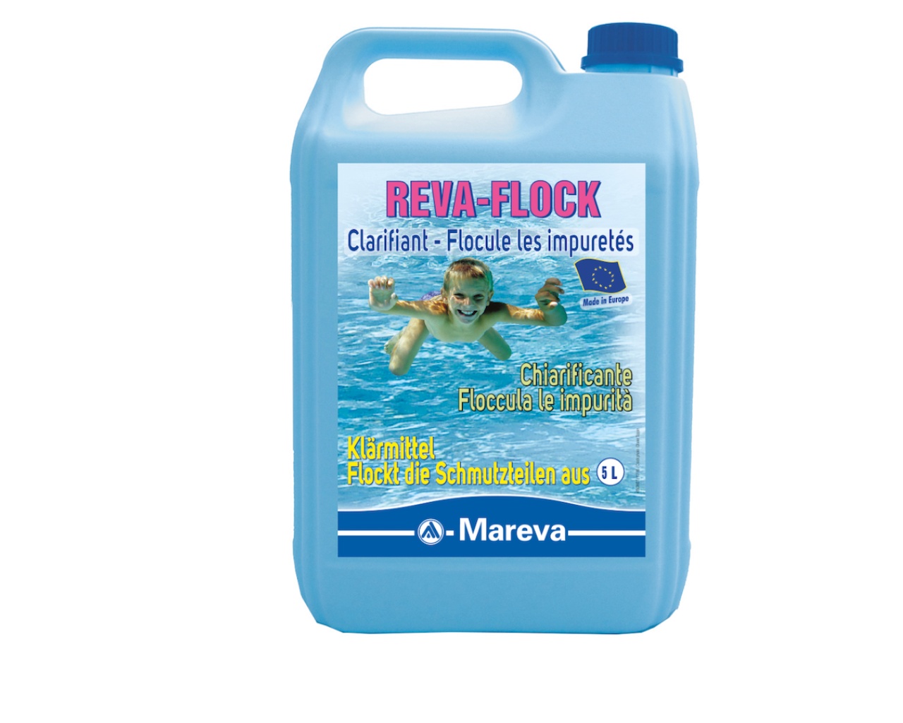 Floculant Liquide BAYZID 10L Pour Piscine - Clarifiant Eau Trouble, Compatible Filtre à Sable - Fabriqué En Allemagne