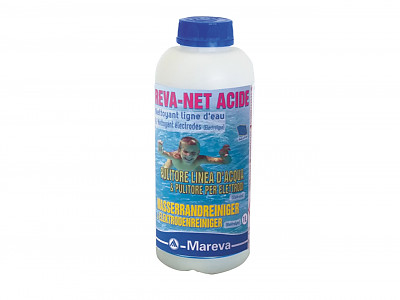 Mareva - Nettoyant ligne d'eau piscine Mareva REVA-NET ACIDE liquide bidon 1L