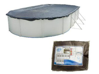 TOI - Couverture protection et hivernage Toi SWIMLUX piscine hors-sol ovale 550 x 366cm