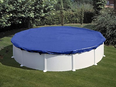 Image Bache d'hivernage Mareva HIVER piscine hors-sol ronde 7,6m pour piscine jusqu'a 7m