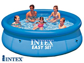 Image Piscine hors-sol autoportante Intex EASY SET ronde Ø305 x 76cm bleue