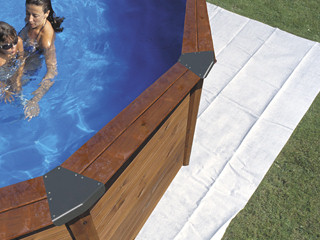 Image Tapis de sol Toi SWIMLUX piscine hors-sol ovale 5.5 x 3.66m