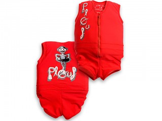 Image Maillot de bain flottant enfant PLOUF Jim Rouge garcon 5 ans (19/21kg)