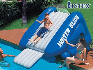 Image Toboggan geant gonflable Intex WATER SLIDE 302cm pour piscine