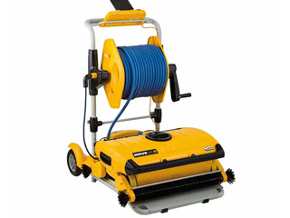 Image Robot piscine electrique Dolphin WAVE 300XL avec telecommande et chariot