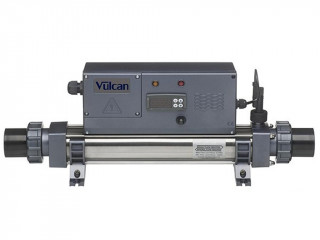 Image Rechauffeur Vulcan DIGITAL Titane 12kW Tri piscine hors-sol et enterree