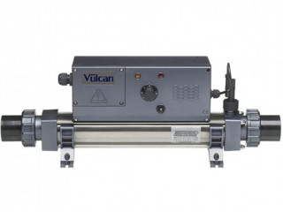 Image Rechauffeur Vulcan ANALOGUE Titane 9kW Tri piscine hors-sol et enterree