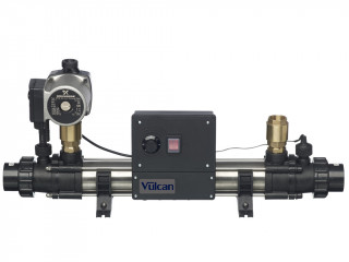 Image Echangeur de chaleur Vulcan TOTAL Titane a controle analogique 40kW