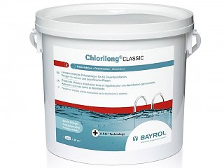 Image Galets de chlore lent CHLORILONG 250g Bayrol seau de 10kg