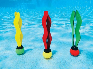 Image Jeu de plongee Intex BALLS en neoprene colore et leste