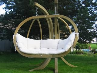 Image Balancelle Amazonas GLOBO ROYAL CHAIR NATURA 176 x 118 x 72cm coloris naturel