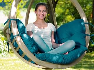 Image Balancelle Amazonas GLOBO CHAIR GREEN 121 x 118 x 69cm coloris vert