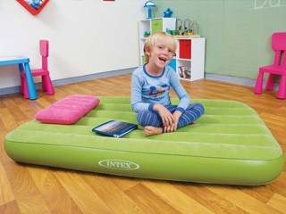 Image Matelas Airbed gonflable Intex POP KIDZ coloris vert 157 x 88 x 18cm