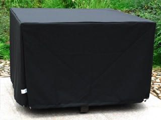 Image Housse de protection table de jardin 105cm x 105cm coloris noir