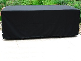 Image Housse de protection table de jardin 210cm x 105cm coloris noir