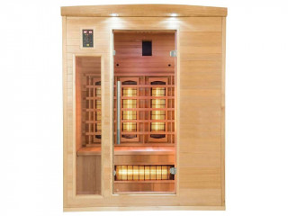 Image Sauna infrarouge cabine 3 places APOLLON QUARTZ