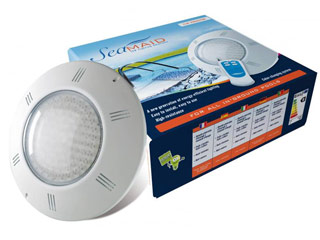 Image Projecteur plat Seamaid eclairage couleur 90 LED 400 lumen 18W avec telecommande