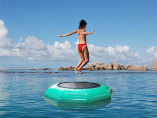 Image Trampoline aquatique gonflable geant WATER JUMP Ø200cm