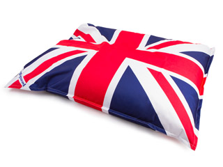 Image Coussin geant Jumbo Bag THE ORIGINAL PRINTED 130 x 170cm drapeau anglais