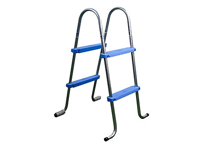 Image Echelle double symetrique Toi 2x4 marches acier galvanise pour piscine hors-sol