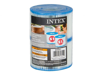 Image Lot de 2 cartouches de filtration Intex TYPE S1 pour spa gonflable Intex