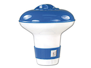 Image Diffuseur de chlore flottant Intex CHLORE Ø12,7cm galet jusqu'a Ø2.5cm