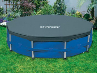 Image Couverture de protection Intex COVER ronde pour piscine hors-sol tubulaire Ø427cm