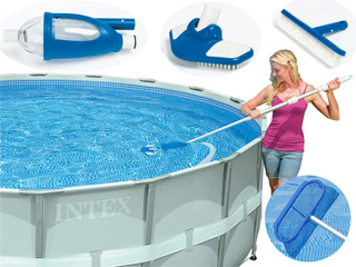 Image Kit d'entretien Intex VAC+ debit 3m3/h pour piscine hors-sol