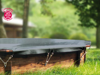 Image Couverture souple de securite Albiges SKIN WOOD coloris gris et gris (m²)