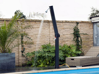 Image Douche solaire Ubbink SOLARIS PLUS Ø13cm x H220cm capacite 23L