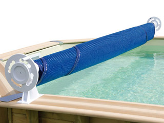 Image Enrouleur bache solaire Ubbink LUXE pour piscine hors-sol Ubbink