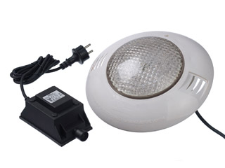 Image Projecteur piscine hors-sol Ubbink LED 350 Ø275mm eclairage blanc