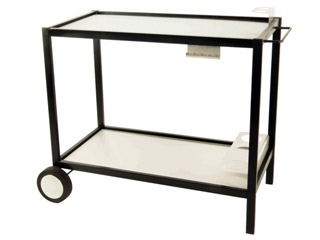 Image Desserte Somagic INOX 106.50 x 58 x 86.50cm deux plateaux