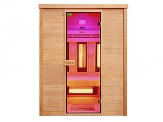 Image Sauna cabine infrarouge Holl's MULTIWAVE 3 2550w 3 places