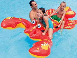Image Animal gonflable Intex HOMARD dimensions 213 x 137cm pour piscine ou plage