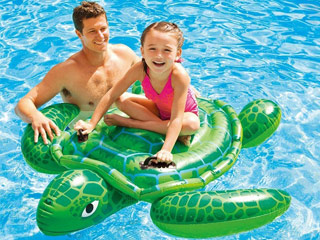 Image Animal gonflable Intex TORTUE dimensions 150 x 127cm pour piscine ou plage