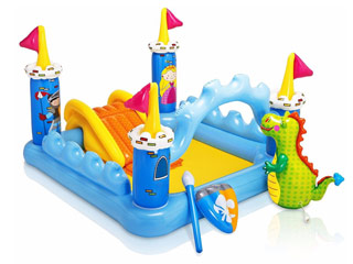 Image Aire de jeu gonflable Intex CHATEAU MEDIEVAL dimensions 185 x 152 x 107cm