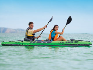 Image Kayak gonflable Intex CHALLENGER K2 dimensions 351 x 76 x 38cm 2 personnes