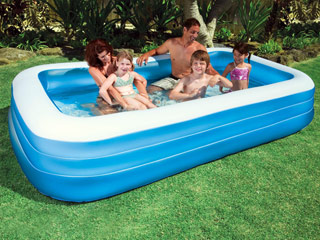 Image Piscine gonflable Intex FAMILY rectangulaire dimensions 305 x 183 x 56cm