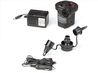 Image Mini gonfleur electrique Intex QUICK FILL 12V/220V debit 450L/mn avec 3 embouts