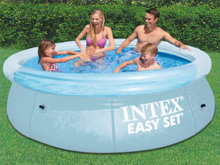 Image Piscine hors-sol autoportante Intex EASY SET ronde Ø305 x 76cm cristal