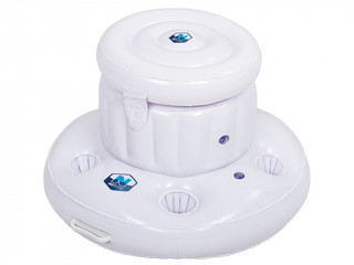 Image Bar glaciere gonflable NetSpa AMBIANCE Ø60cm blanc