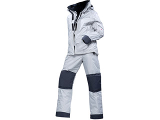 Image Veste et salopette de quart flottante Grises PLOUF pour femme Taille XXL