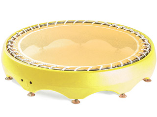 Image Trampoline HEXA JUMP jaune HEXAGONE