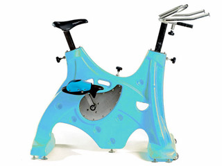 Image HEXABIKE PREMIUM velo de piscine bleu clair HEXAGONE