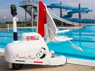 Image Fauteuil de mise a l'eau mobile PANDA POOL LIFT Digi Project