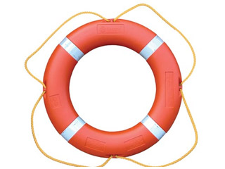 Image Bouee de sauvetage piscine publique HEXAGONE 75cm